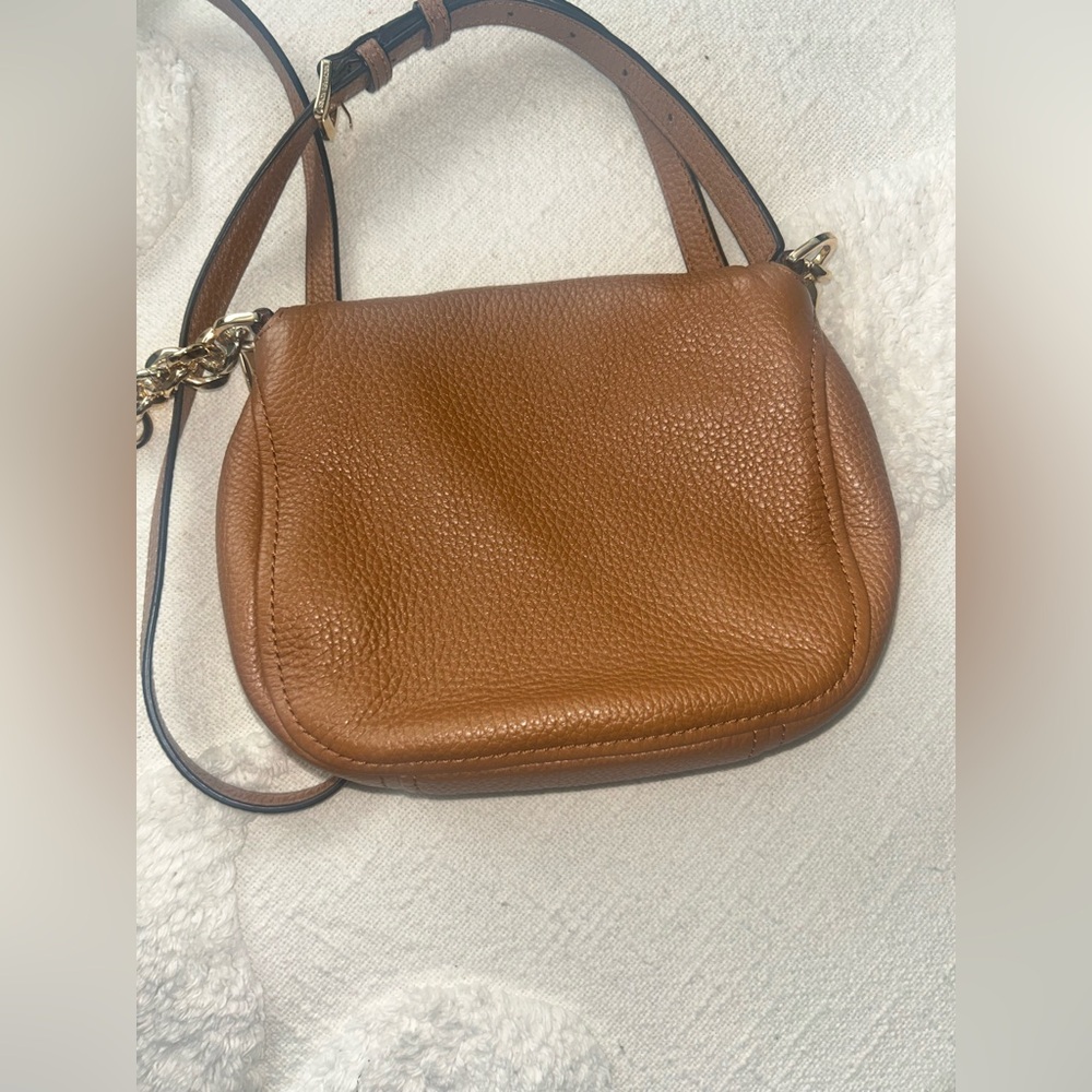 never used Michael Kors Brown Leather Handbag - Picture 4 of 10